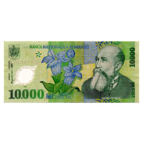 Románia 10000 Lei Bankjegy 2000 P112b