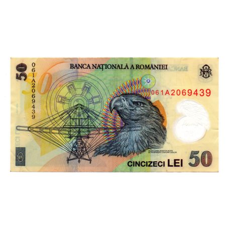 Románia 50 Lei Bankjegy 2006 P120b