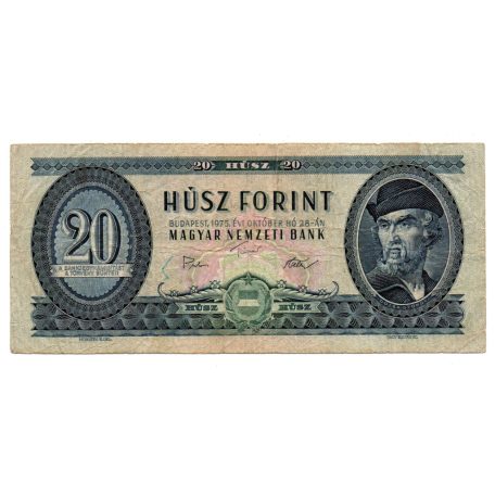 20 Forint Bankjegy 1975 F