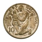 Csehszlovákia 10 Korona 1955 EF 12,04g Ag500