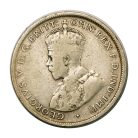 Ausztrália V. György 1 Florin - 2 Shilling 1914 F-VF 11,06g Ag925