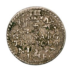   Lengyelország III. Zsigmond (Vasa) 3 Groschen Trojak 1597 Olkusz