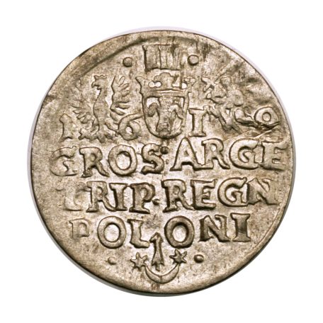 Lengyelország III. Zsigmond (Vasa) 3 Groschen 1619 Krakkó