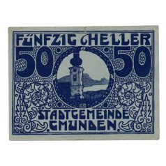 Ausztria Notgeld Gmunden 50 Heller 1920