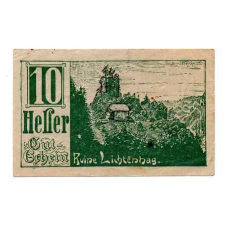 Ausztria Notgeld Gramastetten 10 Heller 1920