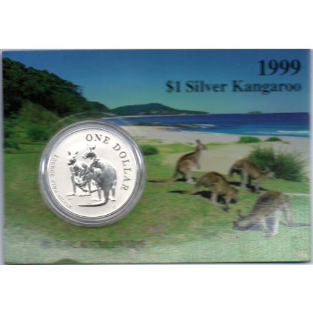 Ausztrália 1 Dollár 1999 Kenguru 1 Uncia színezüst