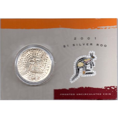 Ausztrália 1 Dollár 2001 Kenguru 1 Uncia színezüst
