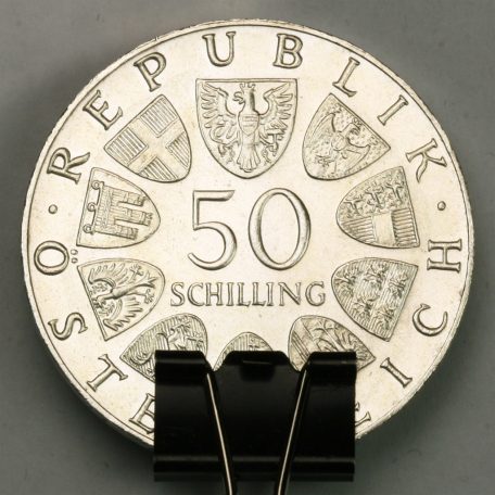 Ausztria 50 Schilling 1974 BU Osztrák Csendőrség elfordult veret