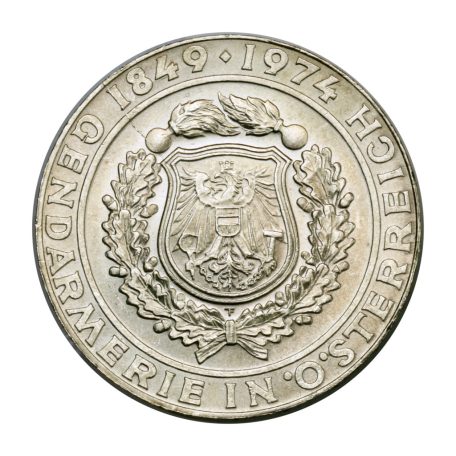 Ausztria 50 Schilling 1974 BU Osztrák Csendőrség elfordult veret