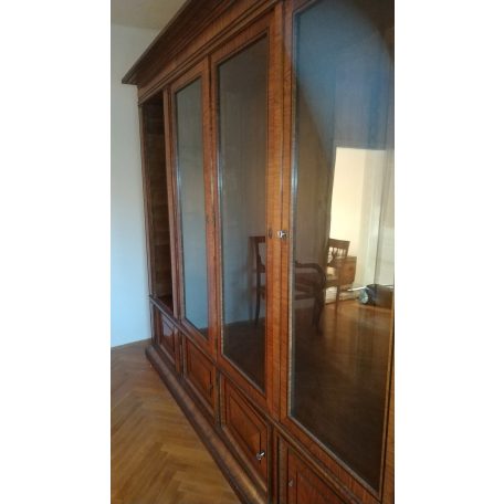 Antik Könyvszekrény Vitrin 1900 körül Bécs-Fiume