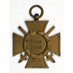 Világháborús Becsületkereszt 1914/1918 WR gyártójel