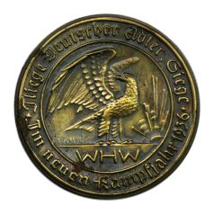   Német WHW  Winter-Hilfswerk Fliege Deutscher Adler jelvény 1936