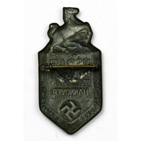 Németország NSDAP Parteitag 23/25.2.1934 Hannover jelvény 