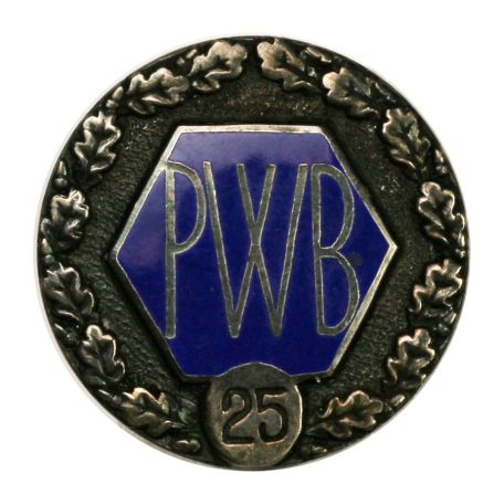 PWB '25' jubileumi jelvény