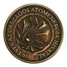 10 éves az Országos Atomenergia Hivatal bronz emlékérem 2001