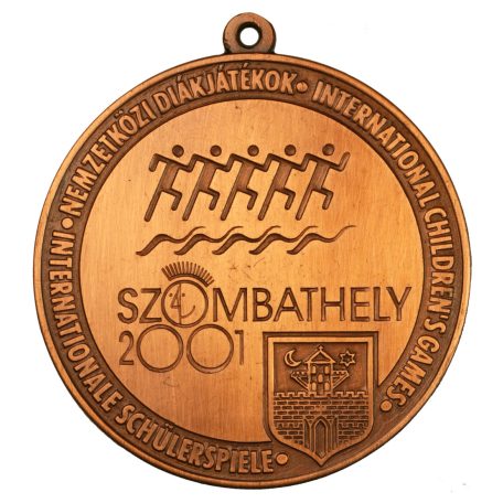 Nemzetközi Diákjátékok Szobathely 2001 díjplakett