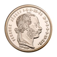   Ferenc József Ezüst Forintjai 4 db-os utánveret érmeszett