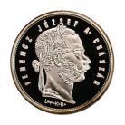 Ferenc József Ezüst Forintjai 4 db-os utánveret érmeszett