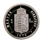 Ferenc József Ezüst Forintjai 4 db-os utánveret érmeszett