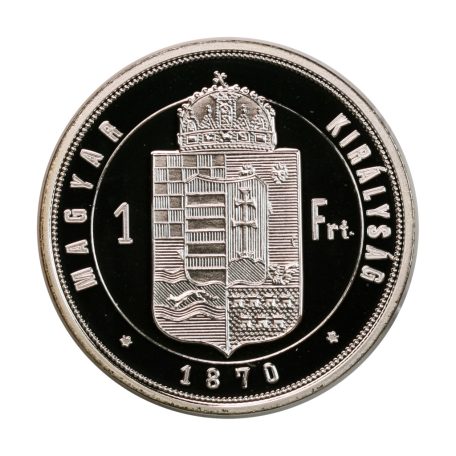 Ferenc József Ezüst Forintjai 4 db-os utánveret érmeszett