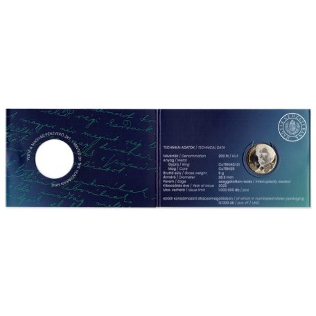 Petőfi 200 Forint 2023 Első napi veret ALCSONY sorszám