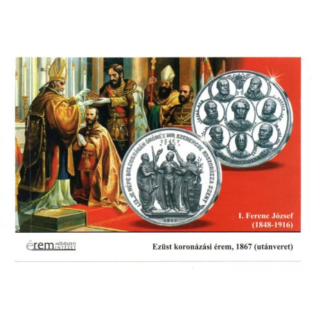 Magyar Koronázási Érmek I. Ferenc József Koronázási érem 1867 UV