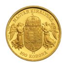 IV. Károly 100 Korona 1918 certifikáttal 1 UNCIA 31,1g Au999