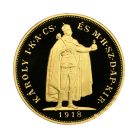 IV. Károly 100 Korona 1918 certifikáttal 1 UNCIA 31,1g Au999