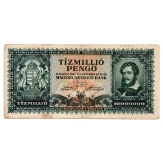10 Millió Pengő Bankjegy 1945 F