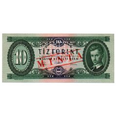   10 Forint Bankjegy 1957 MINTA lyukasztás és bélyegzés A294
