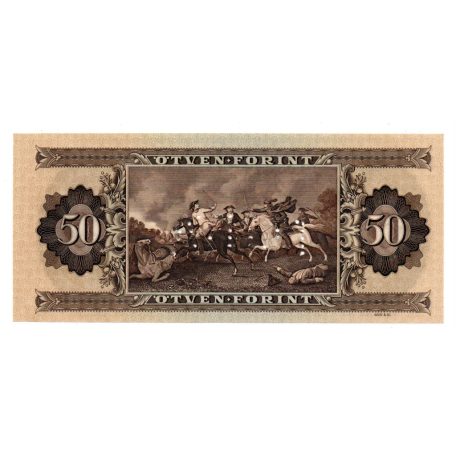 50 Forint Bankjegy 1965 MINTA csak lyukasztás D099
