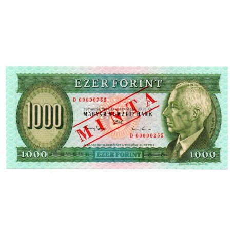 1000 Forint Bankjegy 1993 D sorozat MINTA
