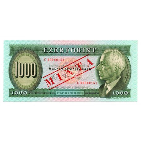1000 Forint Bankjegy 1983 November C sorozat MINTA