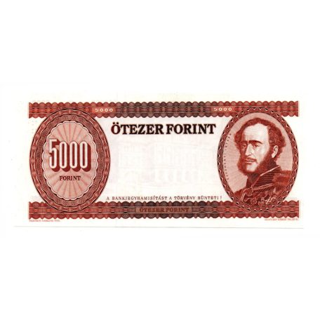 5000 Forint Bankjegy 1990-1995 fázisnyomat