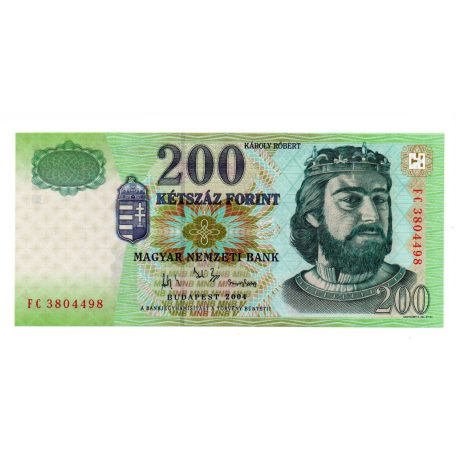 200 Forint Bankjegy 2004 FC UNC