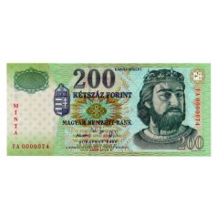 200 Forint Bankjegy 2005 MINTA