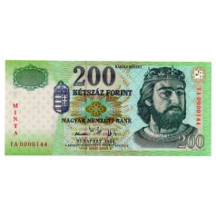 200 Forint Bankjegy 2006 MINTA