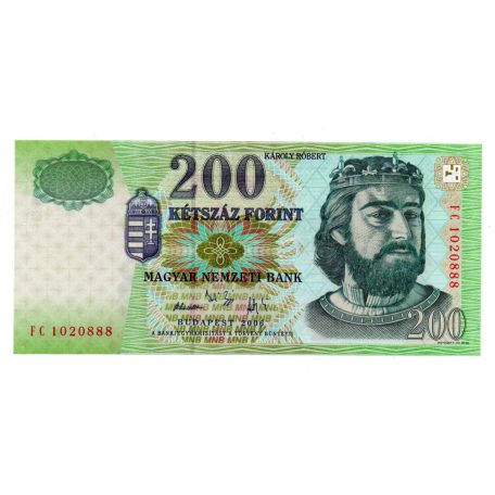 200 Forint Bankjegy 2006 FC EF