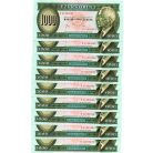 1000 Forint Bankjegy 1983 November B sorozat gEF sorkövető 9db