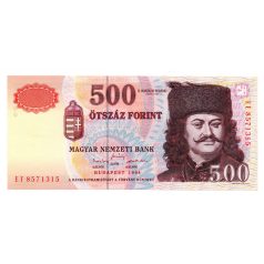 500 Forint Bankjegy 1998 EF sorozat UNC