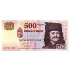 500 Forint Bankjegy 2002 EB UNC