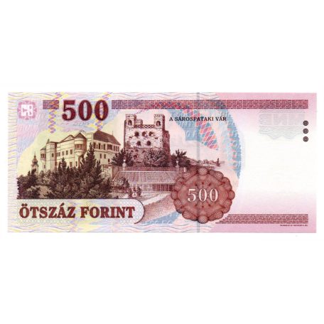 500 Forint Bankjegy 2002 EB UNC