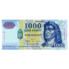 1000 Forint Bankjegy 1999 MINTA