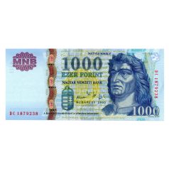 1000 Forint Bankjegy 2005 DC UNC