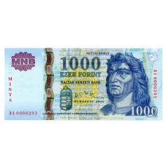 1000 Forint Bankjegy 2006 MINTA