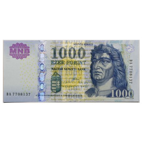1000 Forint Bankjegy 2012 DA UNC