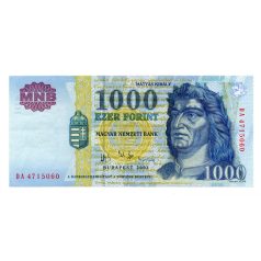 1000 Forint Bankjegy 2003 DAE gVF.aEF