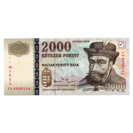 2000 Forint Bankjegy 2004 MINTA UNC
