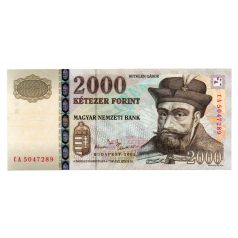 2000 Forint Bankjegy 2004 CA EF