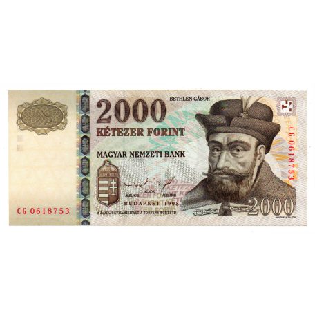 2000 Forint Bankjegy 1998 CG gVF